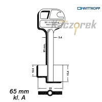 Zasuwowy 035 - Wittkopp 65 mm kl. A - klucz surowy